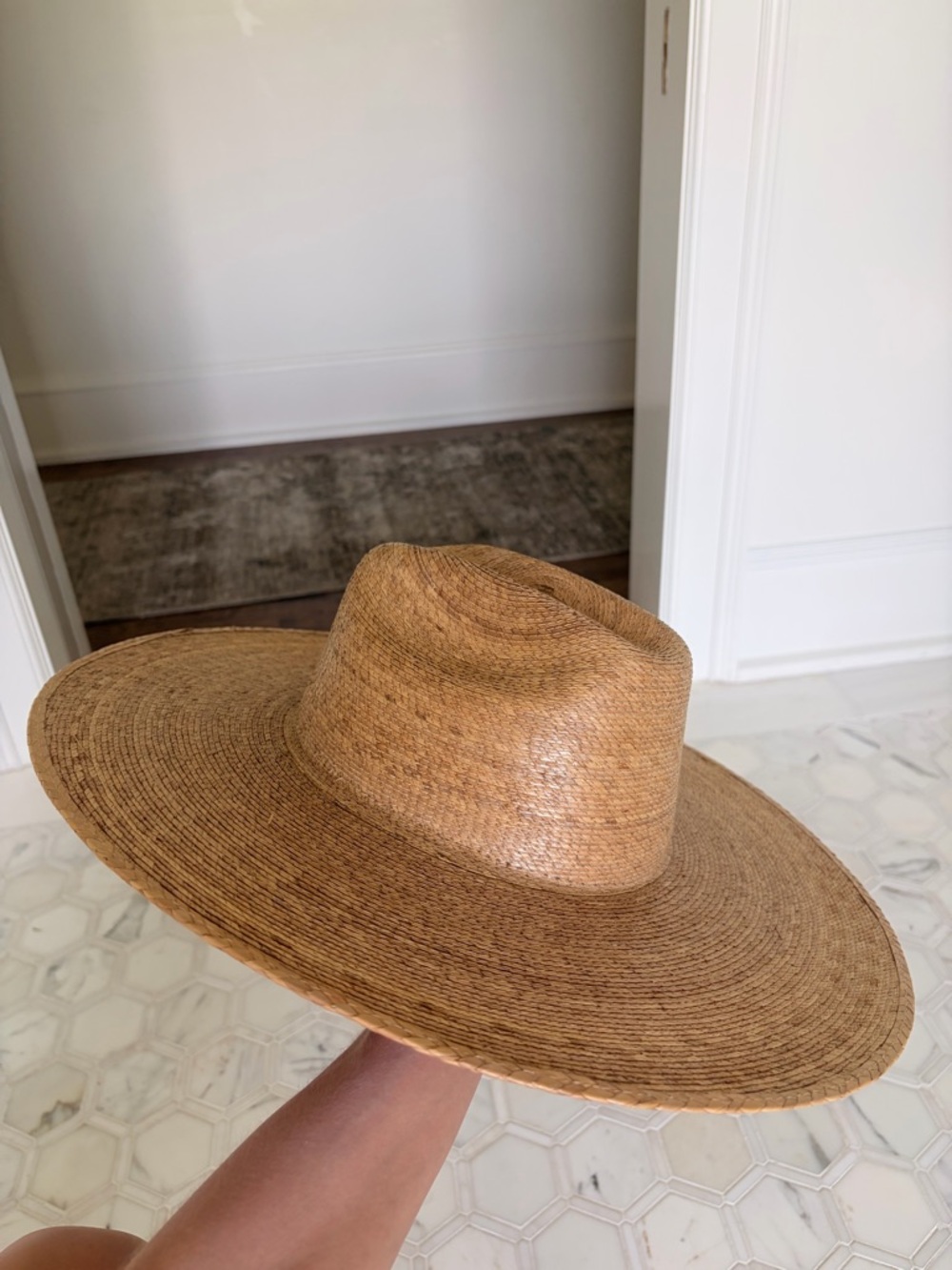 Lack Of Color Natural Straw Wide Brim Fedora - Picture 4 of 8